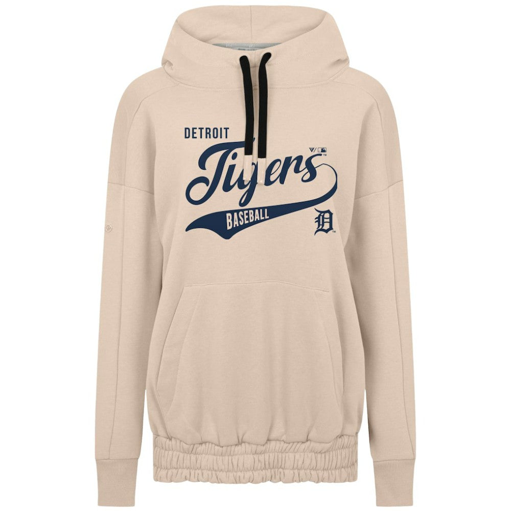 Detroit Tigers Levelwear Women's Oversized Waterfall Glide Hoodie | MLB US