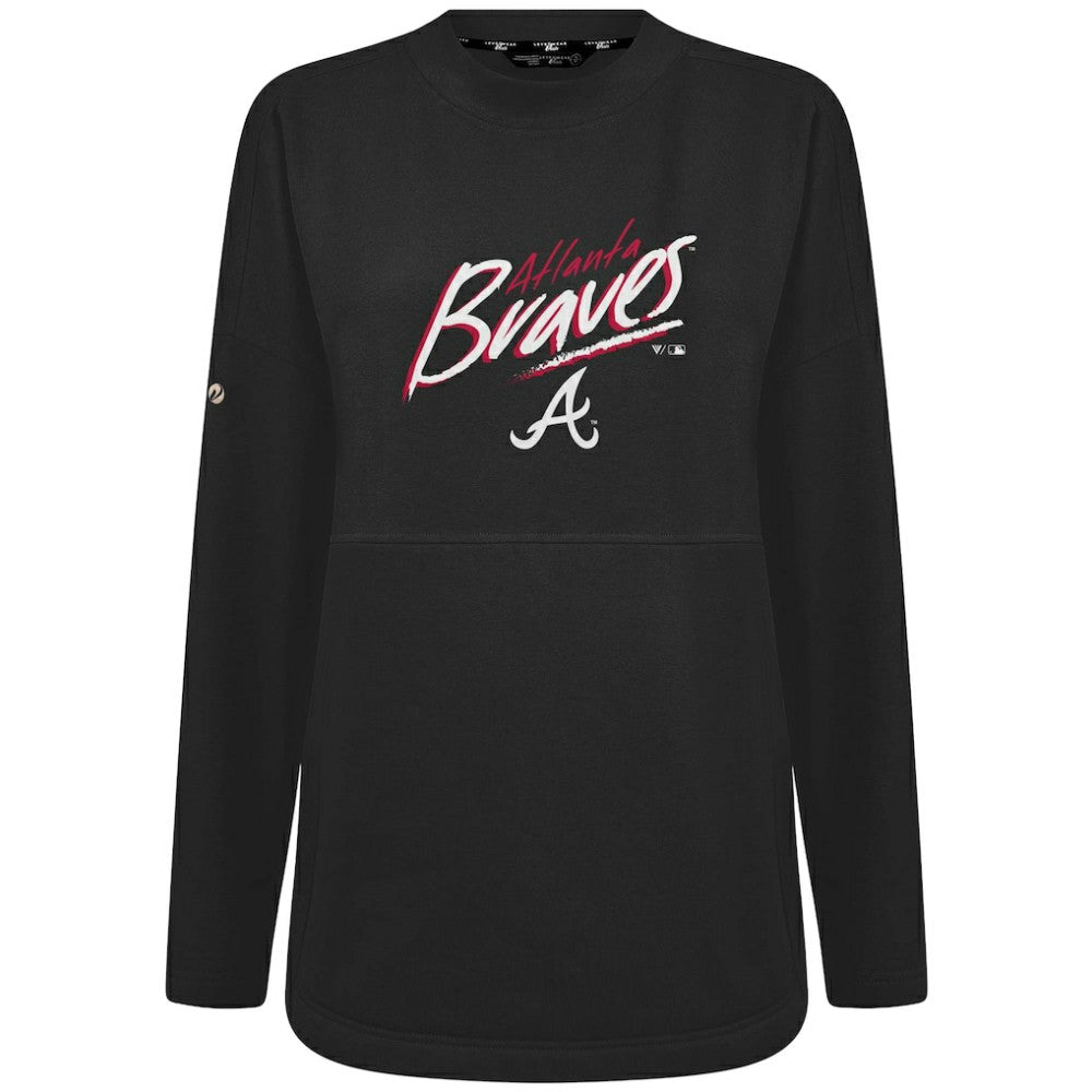 Atlanta Braves Levelwear Women's Oversized Beaudry Sizzle Top | MLB Near me