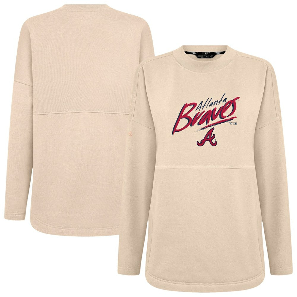 Atlanta Braves Levelwear Women's Oversized Beaudry Sizzle Top | MLB Sale