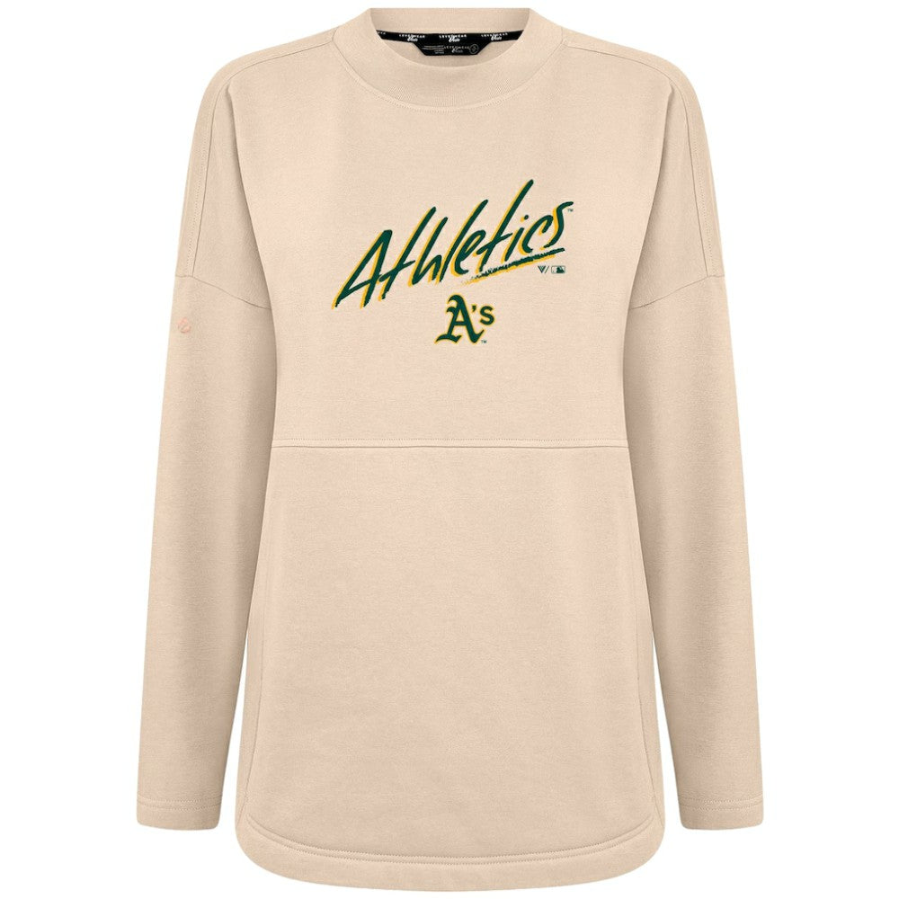 Athletics Levelwear Women's Oversized Beaudry Sizzle Top | MLB Discount