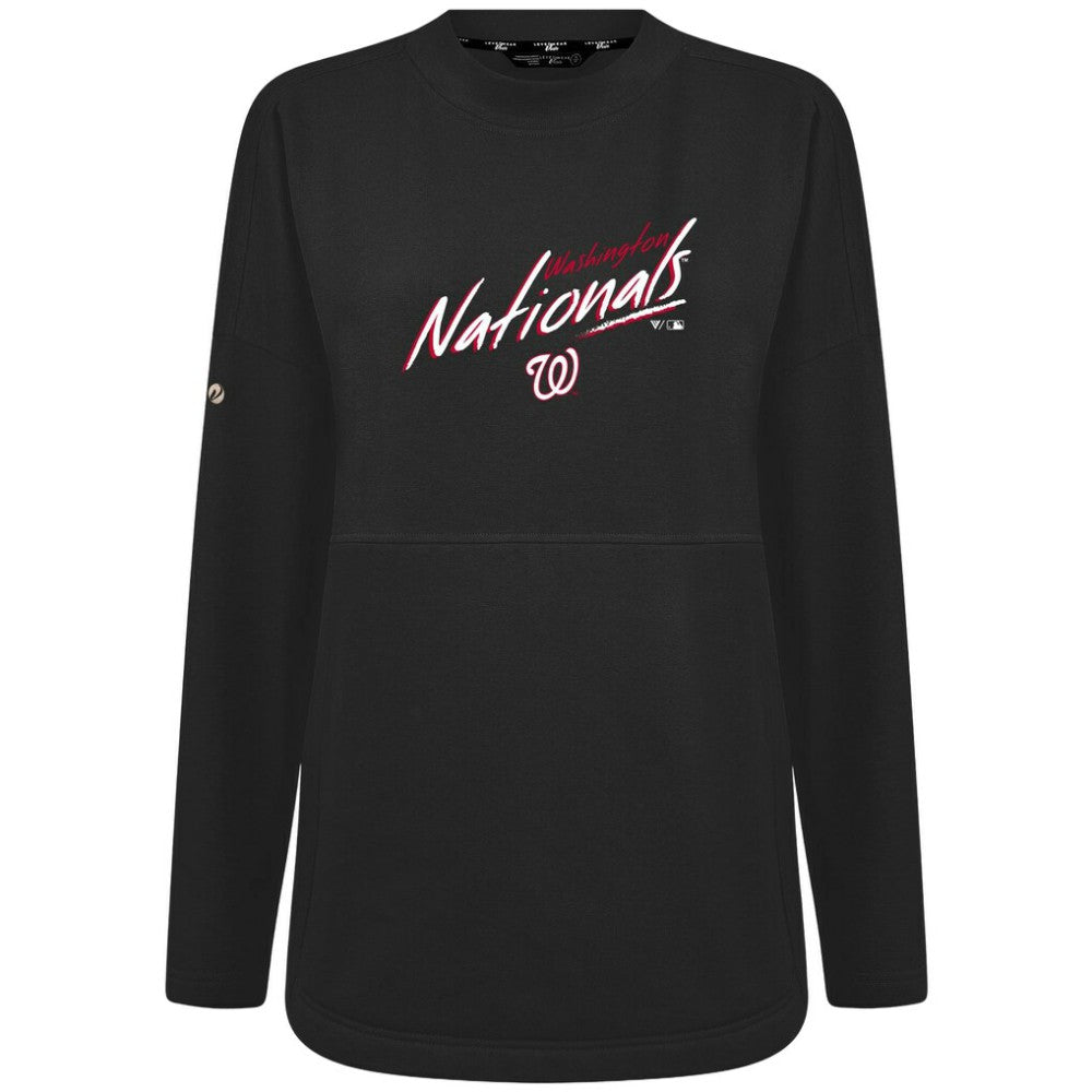 Washington Nationals Levelwear Women's Oversized Beaudry Sizzle Top | MLB Sale