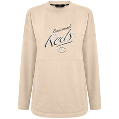 Cincinnati Reds Levelwear Women's Oversized Beaudry Sizzle Top | MLB Outlet