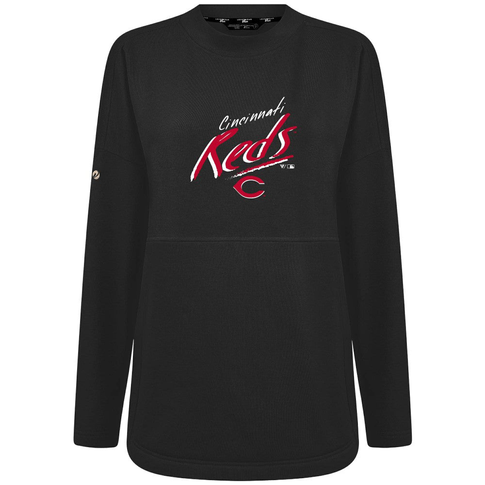 Cincinnati Reds Levelwear Women's Oversized Beaudry Sizzle Top | MLB Discount