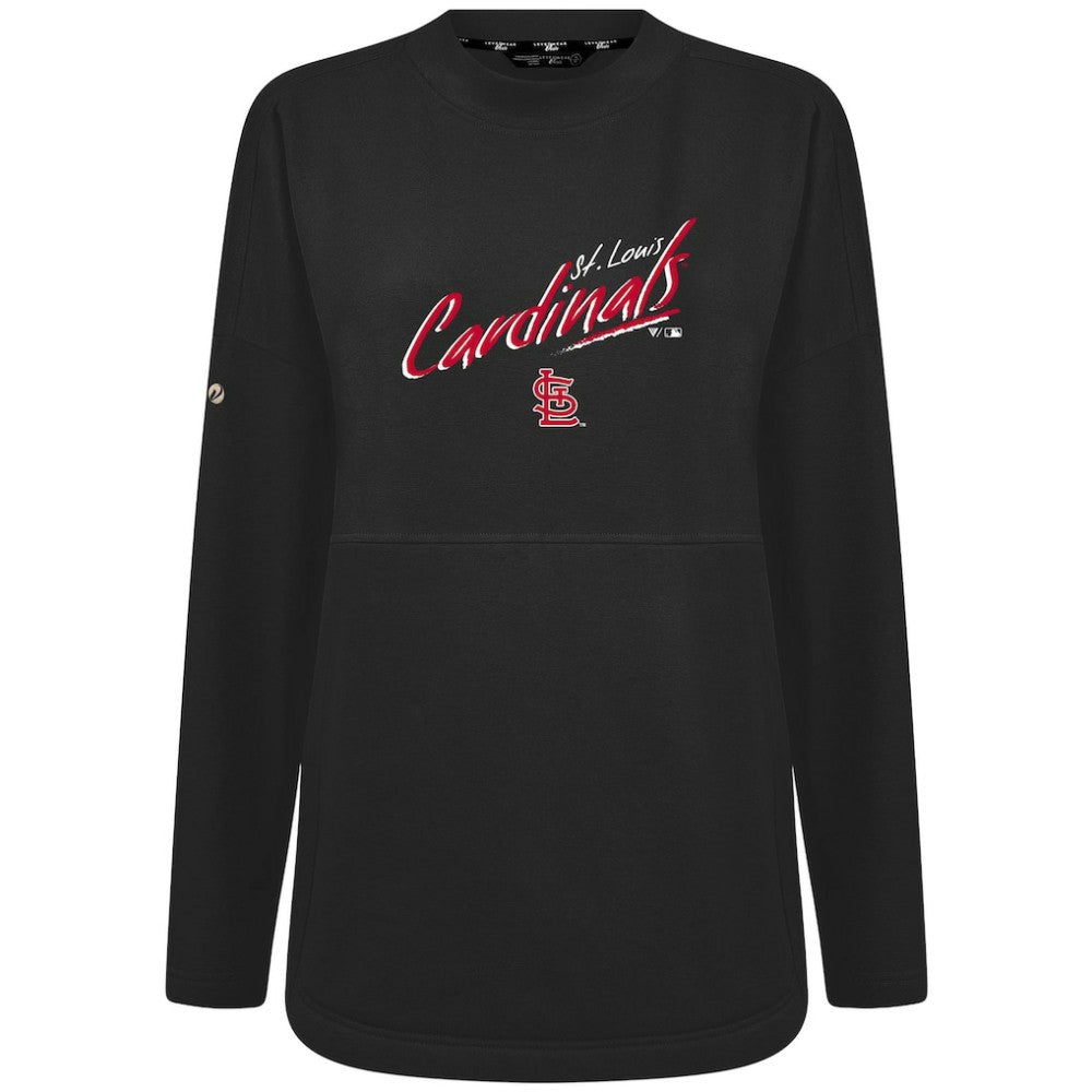 St. Louis Cardinals Levelwear Women's Oversized Beaudry Sizzle Top | MLB Online