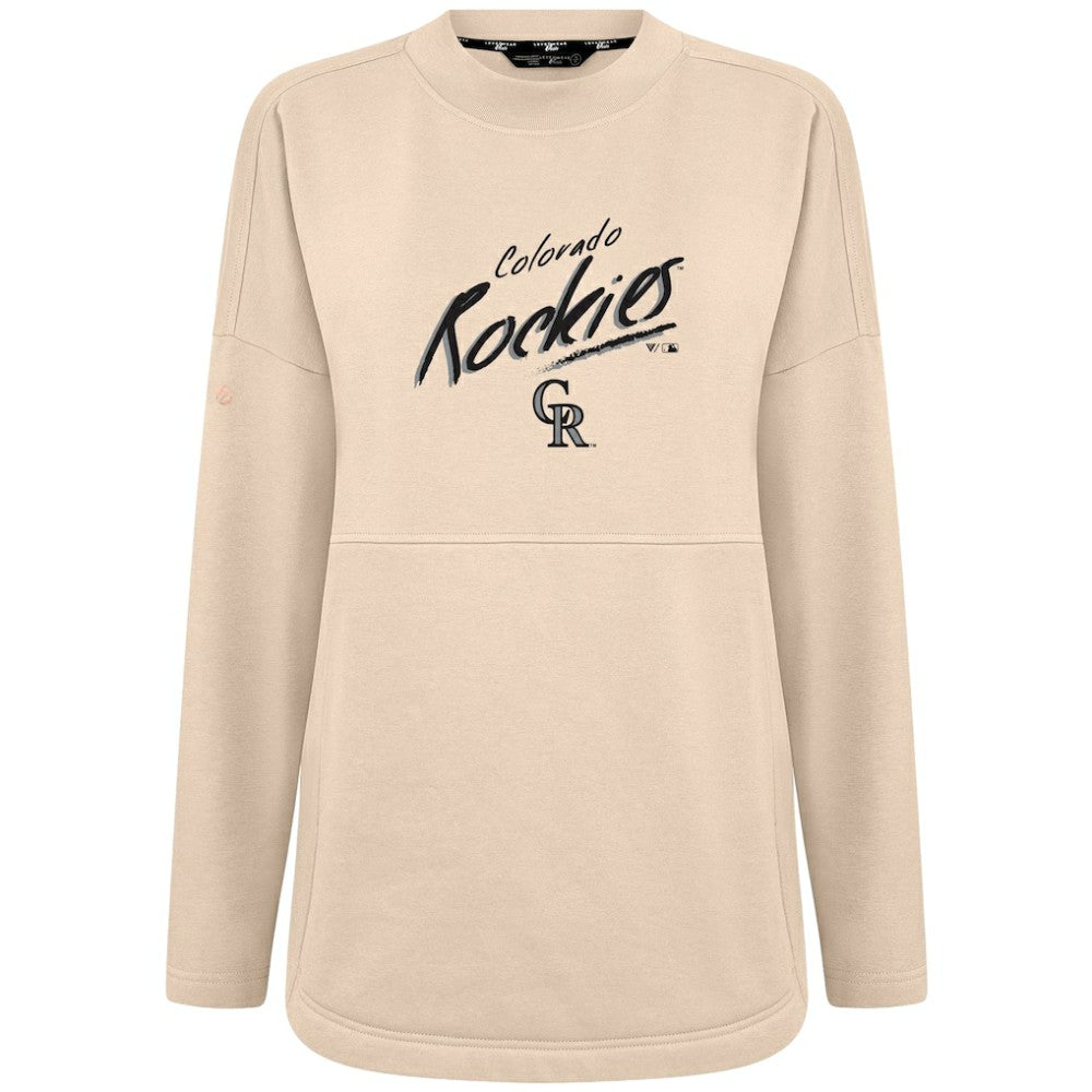 Colorado Rockies Levelwear Women's Oversized Beaudry Sizzle Top | MLB New