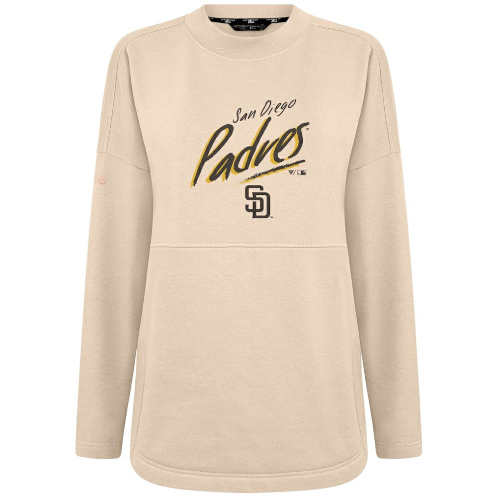 San Diego Padres Levelwear Women's Oversized Beaudry Sizzle Top | MLB On Sale