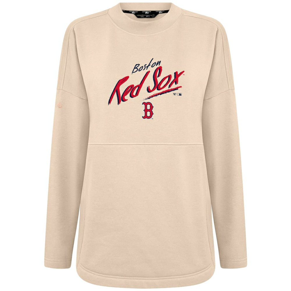 Boston Red Sox Levelwear Women's Oversized Beaudry Sizzle Top | MLB New