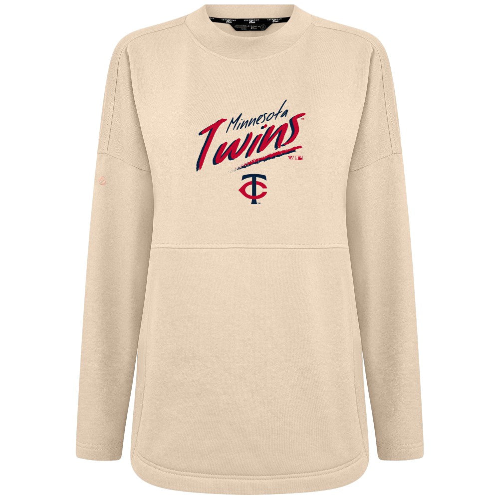 Minnesota Twins Levelwear Women's Oversized Beaudry Sizzle Top | MLB On Sale