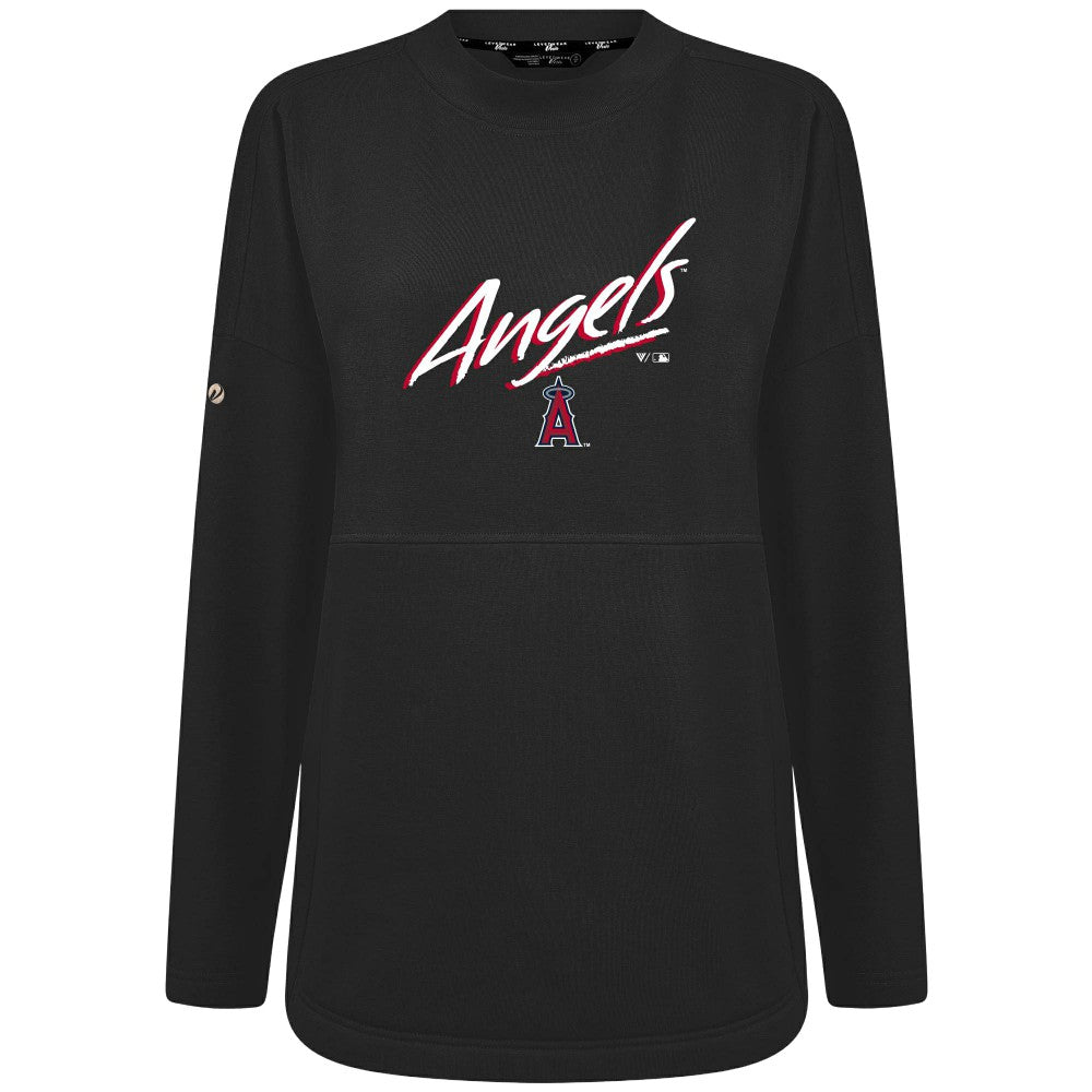 Los Angeles Angels Levelwear Women's Oversized Beaudry Sizzle Top | MLB Outlet