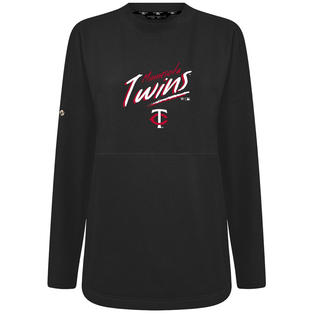 Minnesota Twins Levelwear Women's Oversized Beaudry Sizzle Top | MLB Discount