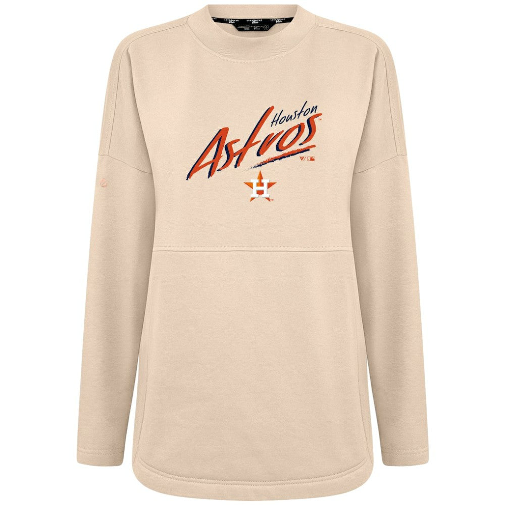 Houston Astros Levelwear Women's Oversized Beaudry Sizzle Top | MLB On Sale