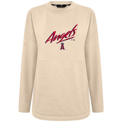 Los Angeles Angels Levelwear Women's Oversized Beaudry Sizzle Top | MLB On Sale