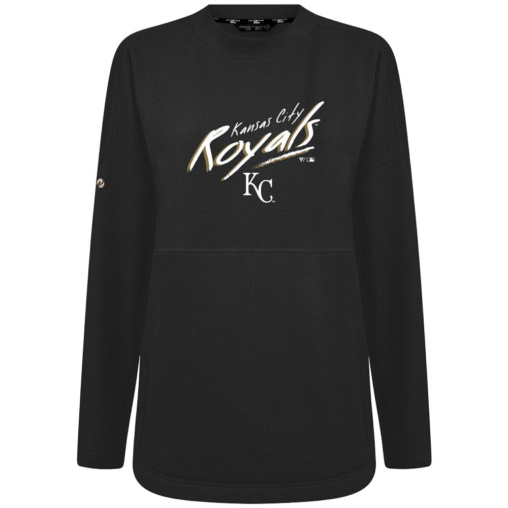 Kansas City Royals Levelwear Women's Oversized Beaudry Sizzle Top | MLB Online