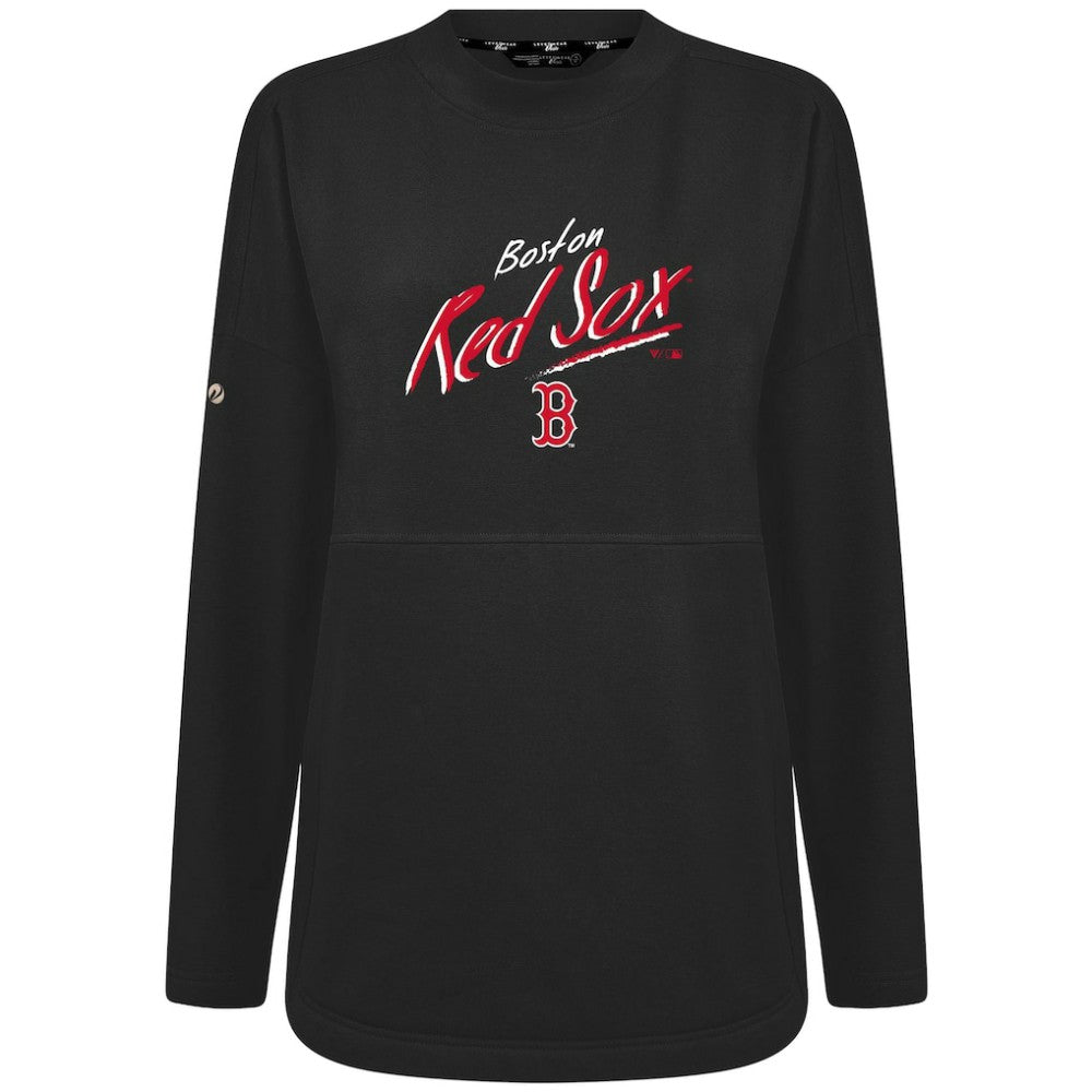 Boston Red Sox Levelwear Women's Oversized Beaudry Sizzle Top | MLB Shop
