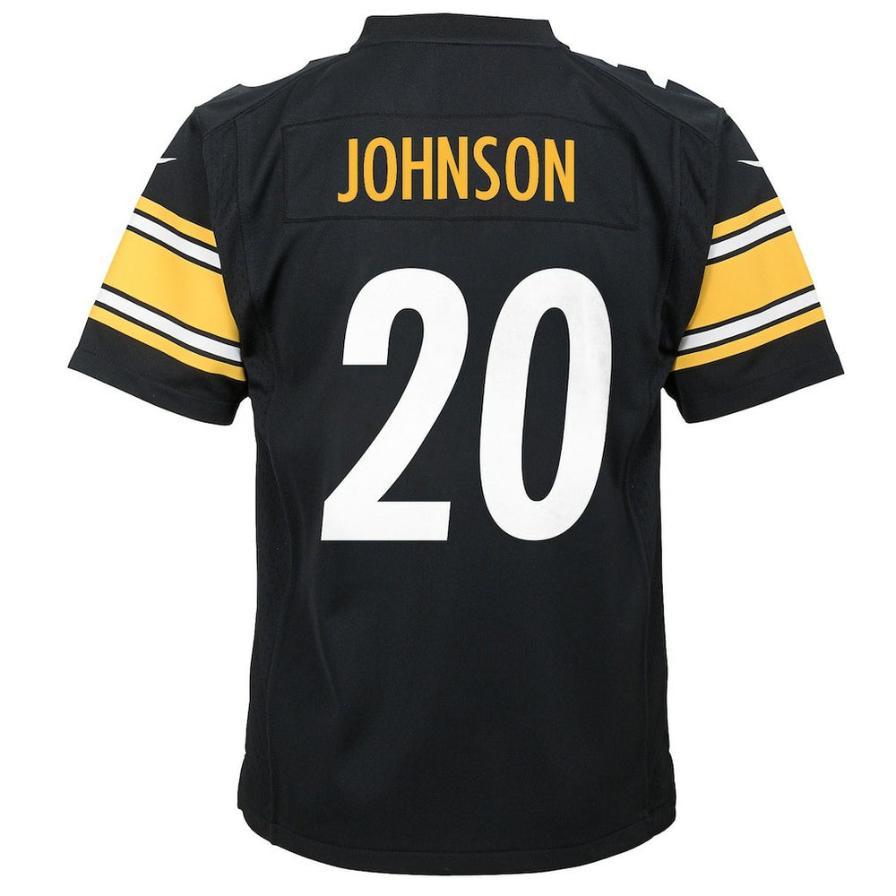 Pittsburgh Steelers Nike Kaleb Johnson  Youth Team Game Jersey