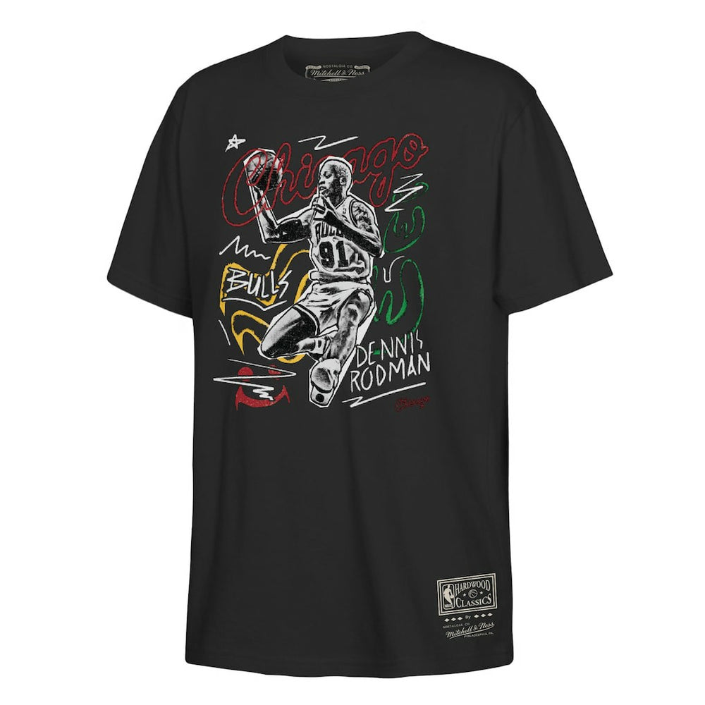 Dennis Rodman Chicago Bulls Youth Chalked Up T-Shirt sale For Sale