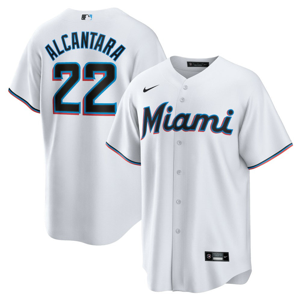 Sandy Alcantara Miami Marlins Nike  Youth Home Replica Jersey | MLB Shop