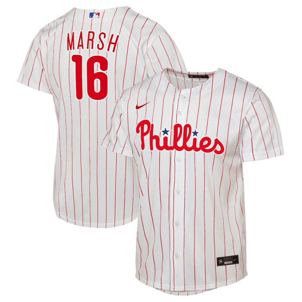 Brandon Marsh Philadelphia Phillies Nike  Youth Home Replica Jersey | MLB Near me