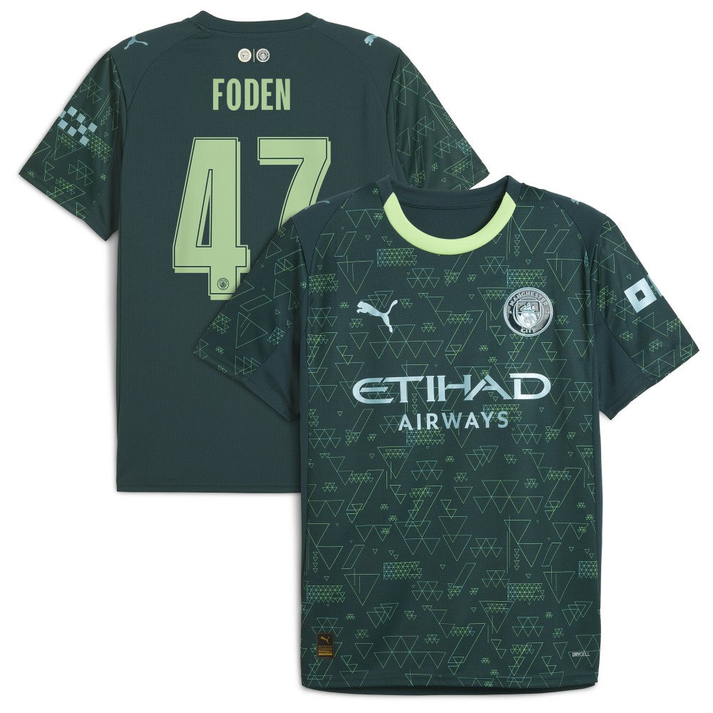 Phil Foden Manchester City x EA SPORTS FC 2025/26 Fourth Jersey Green - Puma