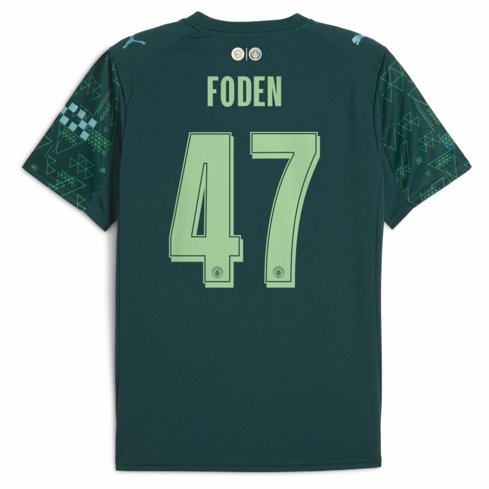 Phil Foden Manchester City x EA SPORTS FC 2025/26 Fourth Jersey Green - Puma
