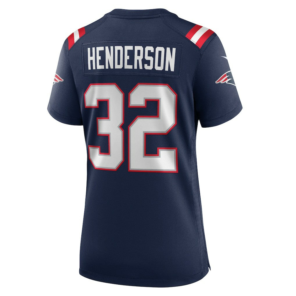 New England Patriots Nike TreVeyon Henderson  Women's Game Jersey