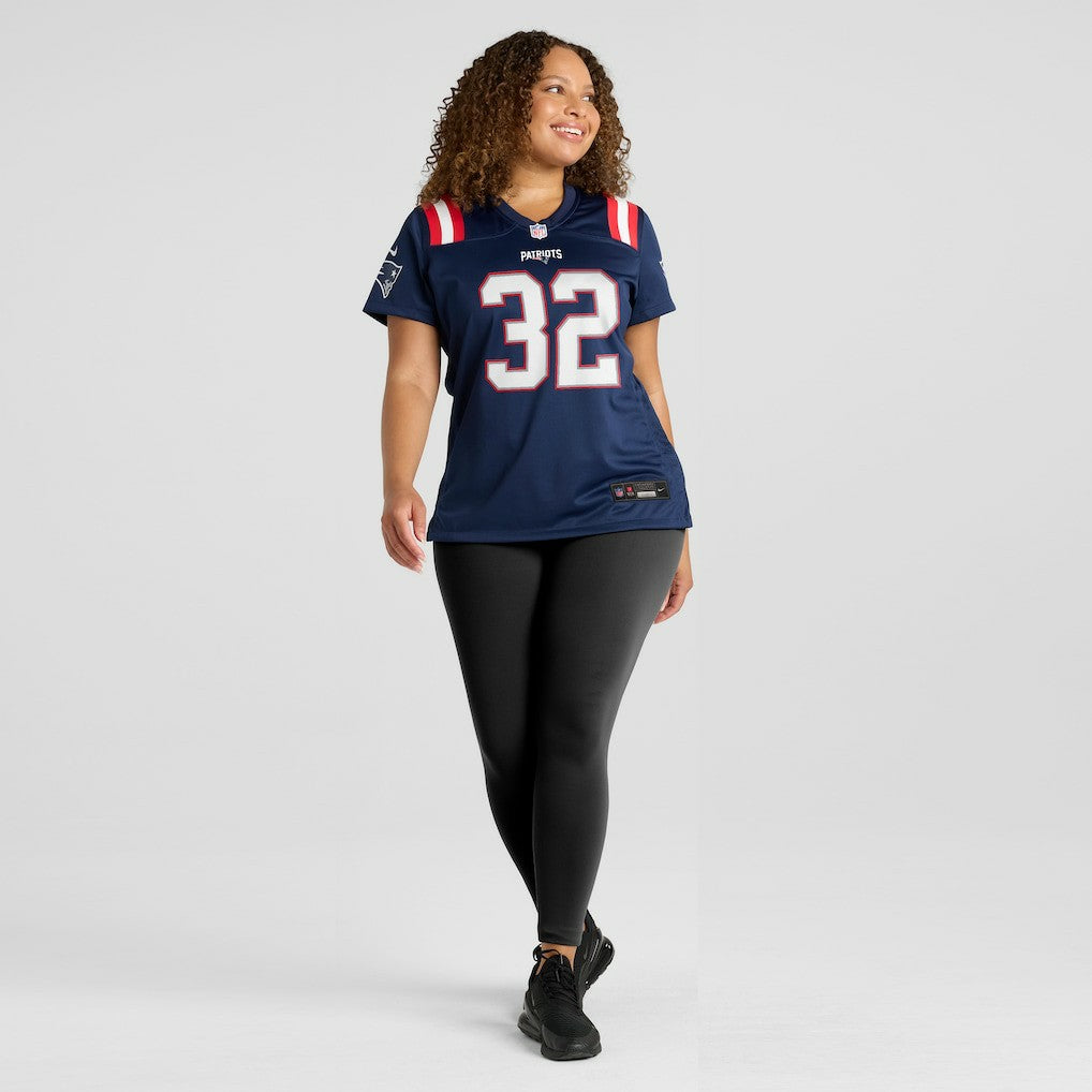 New England Patriots Nike TreVeyon Henderson  Women's Game Jersey