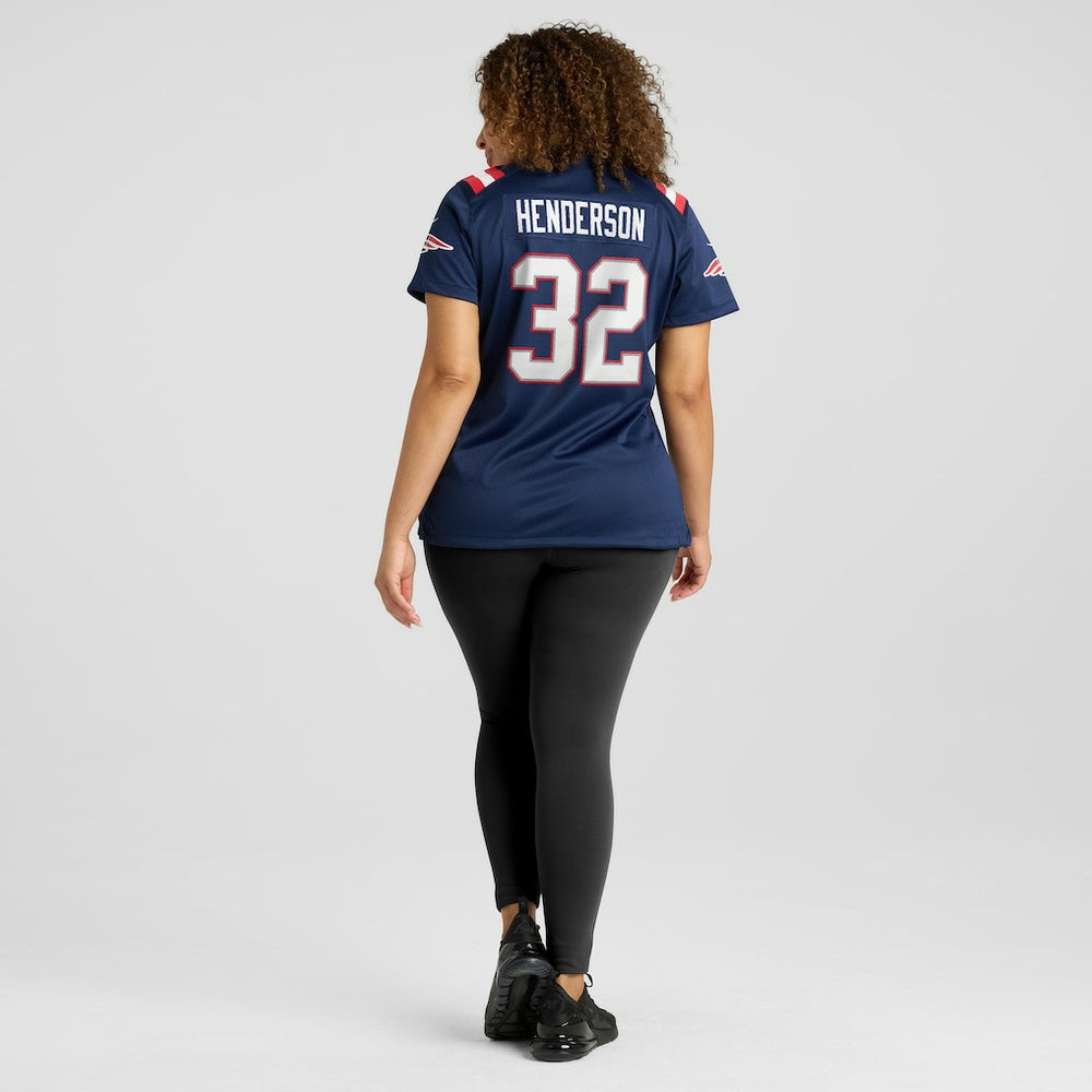 New England Patriots Nike TreVeyon Henderson  Women's Game Jersey