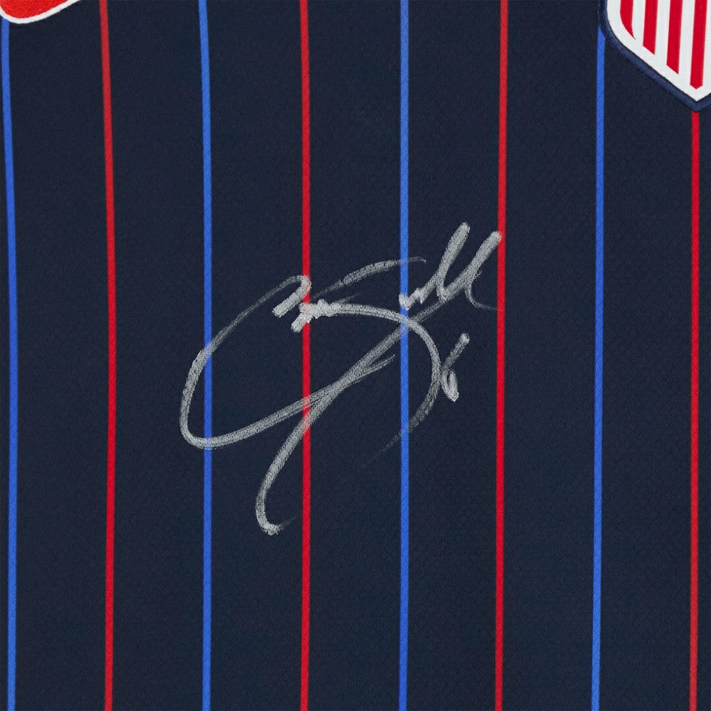Cavan Sullivan USMNT Autographed 2025 Navy Replica Jersey Front Signed - Fanatics