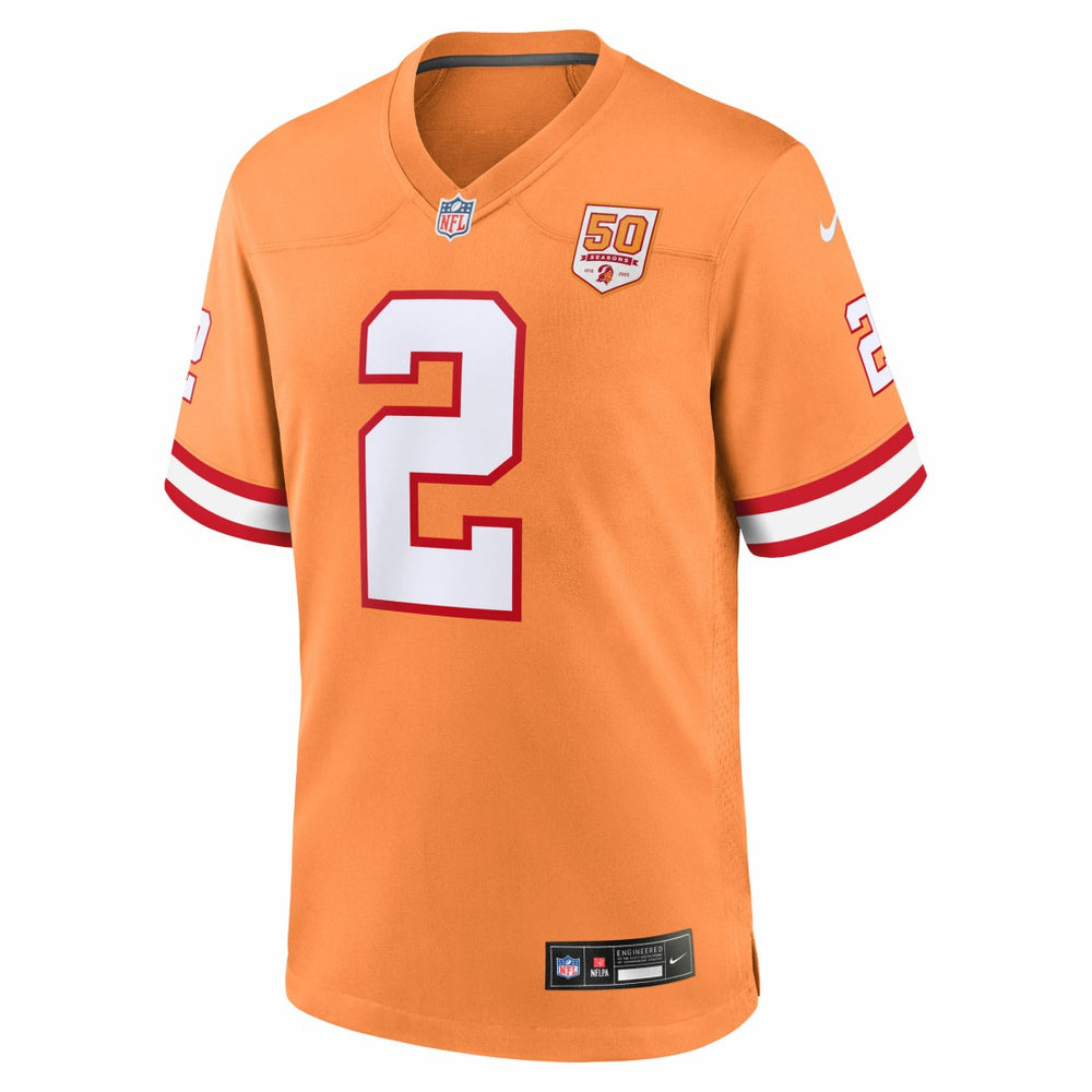 Tampa Bay Buccaneers Nike Emeka Egbuka  Alternate 2 50th Season Game Jersey