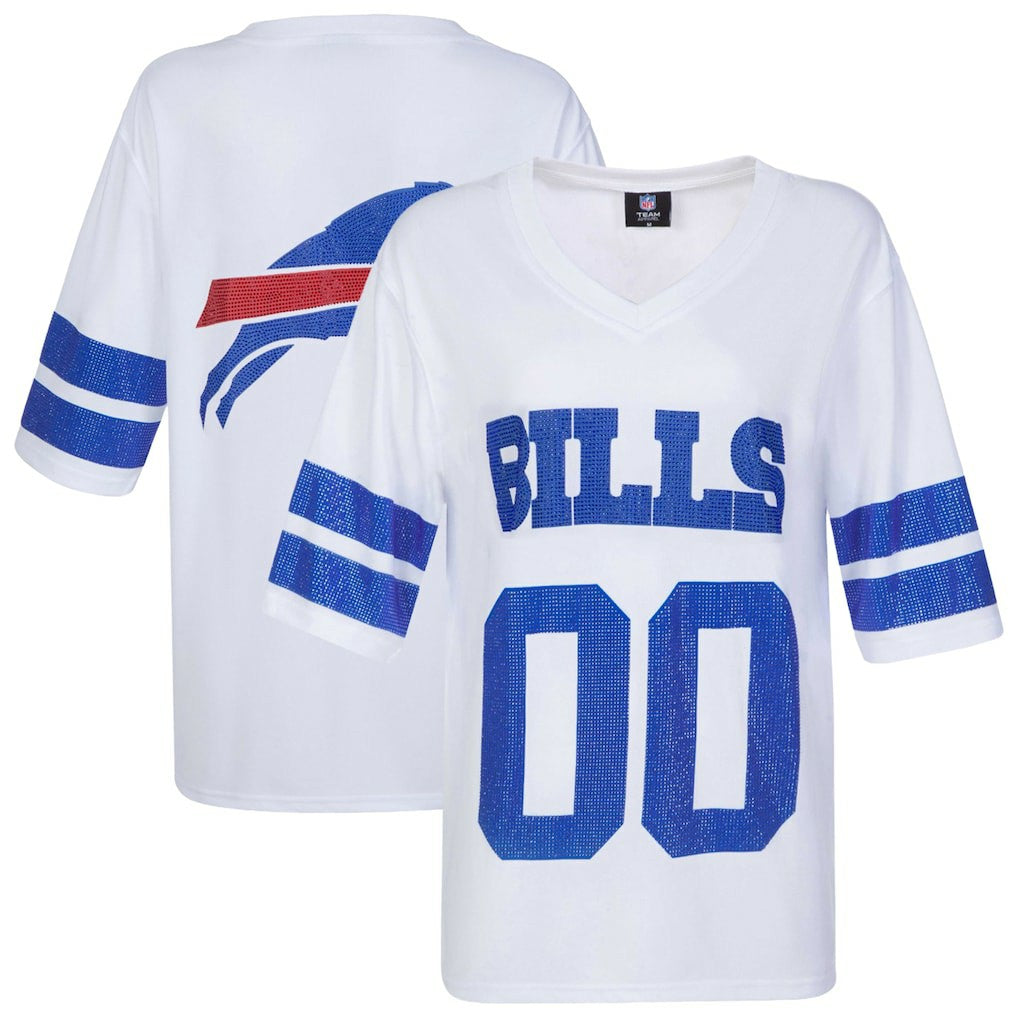 Buffalo Bills  Cuce Women's Rhinestone V-Neck Tunic