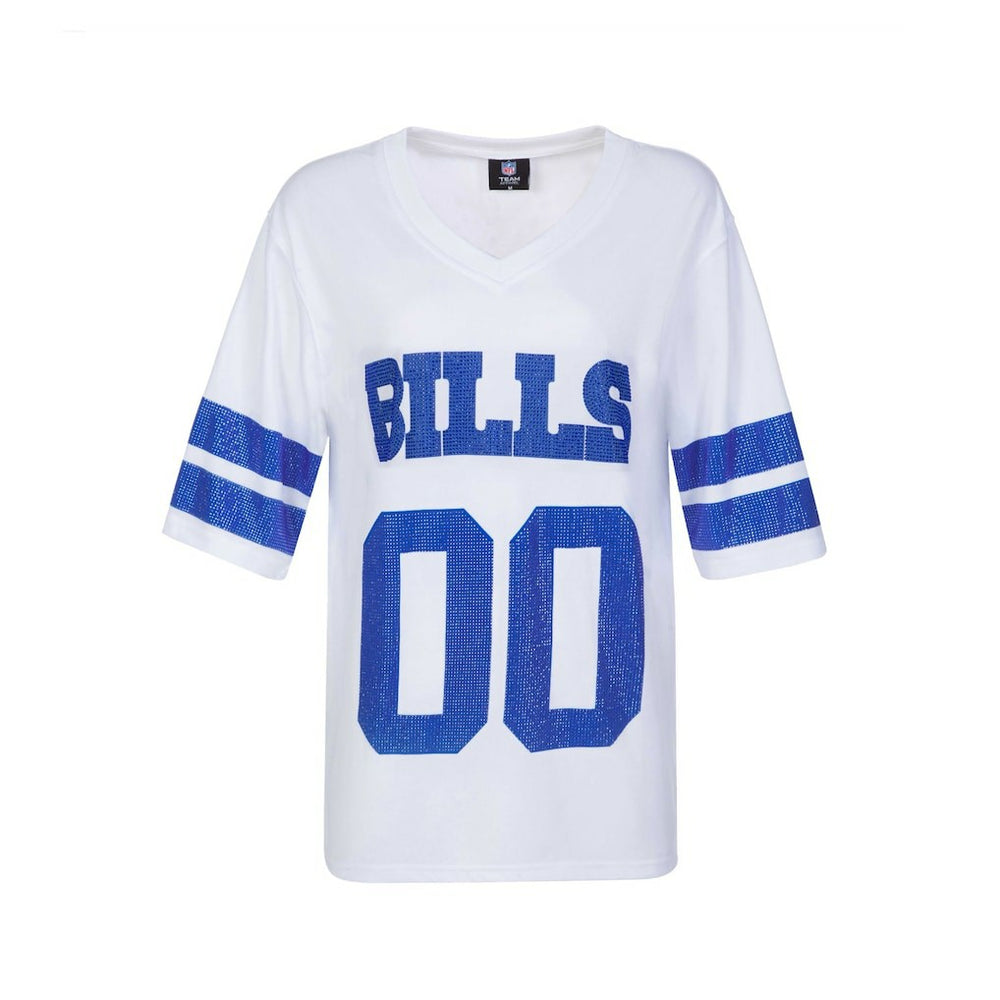 Buffalo Bills  Cuce Women's Rhinestone V-Neck Tunic