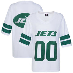 New York Jets  Cuce Women's Rhinestone V-Neck Tunic