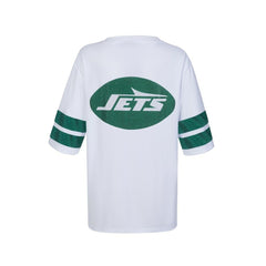 New York Jets  Cuce Women's Rhinestone V-Neck Tunic