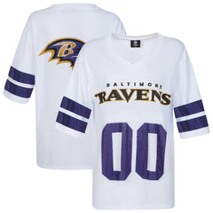 Baltimore Ravens  Cuce Women's Rhinestone V-Neck Tunic