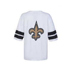 New Orleans Saints  Cuce Women's Rhinestone V-Neck Tunic