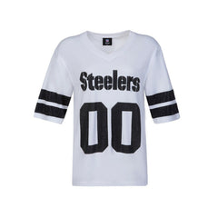 Pittsburgh Steelers  Cuce Women's Rhinestone V-Neck Tunic