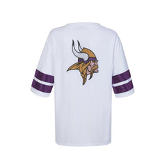 Minnesota Vikings  Cuce Women's Rhinestone V-Neck Tunic