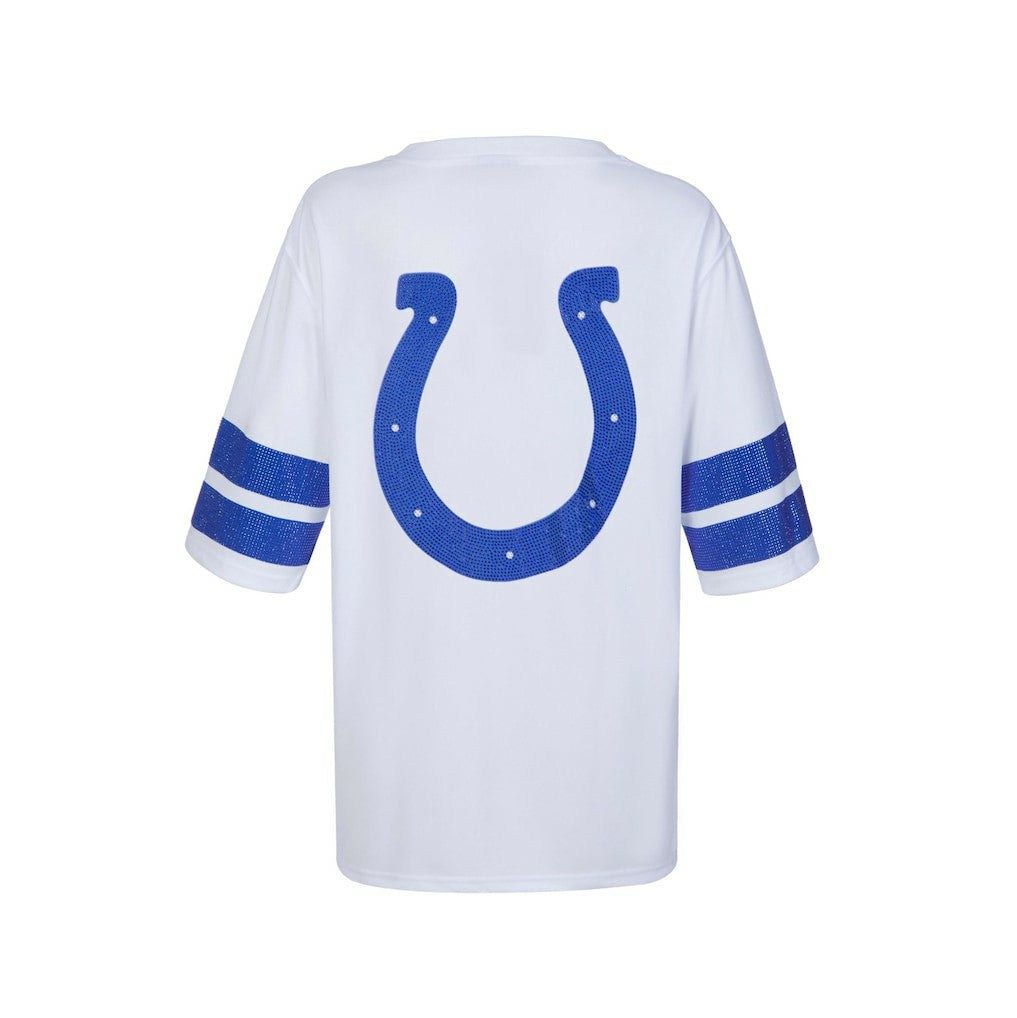 Indianapolis Colts  Cuce Women's Rhinestone V-Neck Tunic