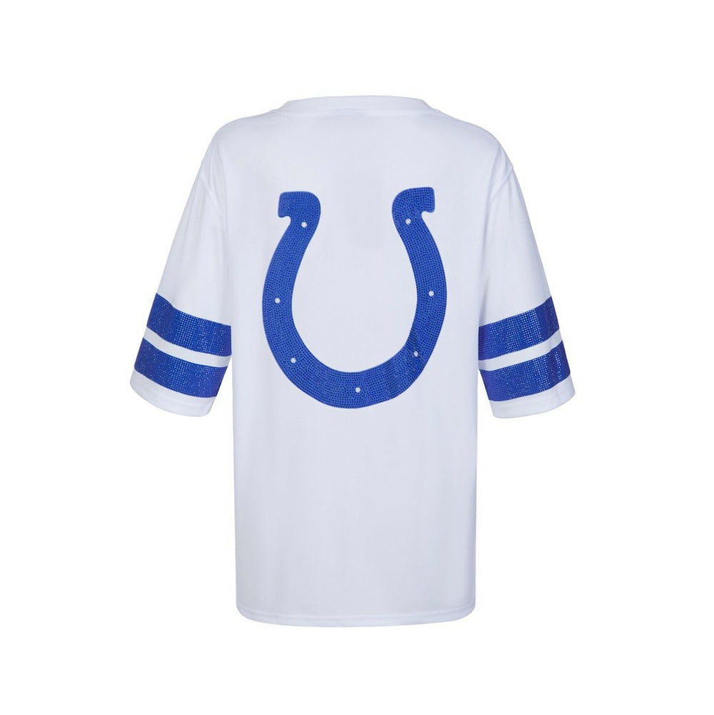 Indianapolis Colts  Cuce Women's Rhinestone V-Neck Tunic