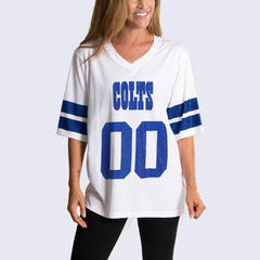 Indianapolis Colts  Cuce Women's Rhinestone V-Neck Tunic