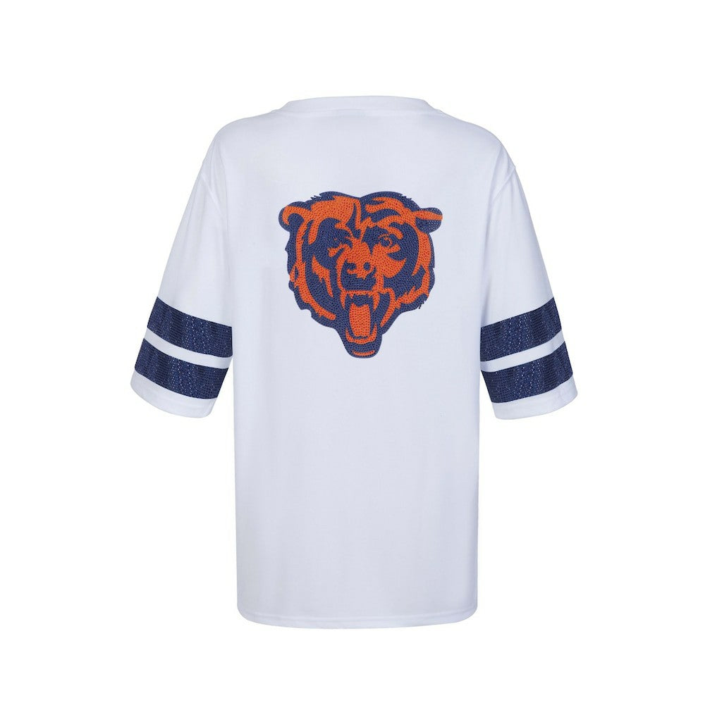 Chicago Bears  Cuce Women's Rhinestone V-Neck Tunic
