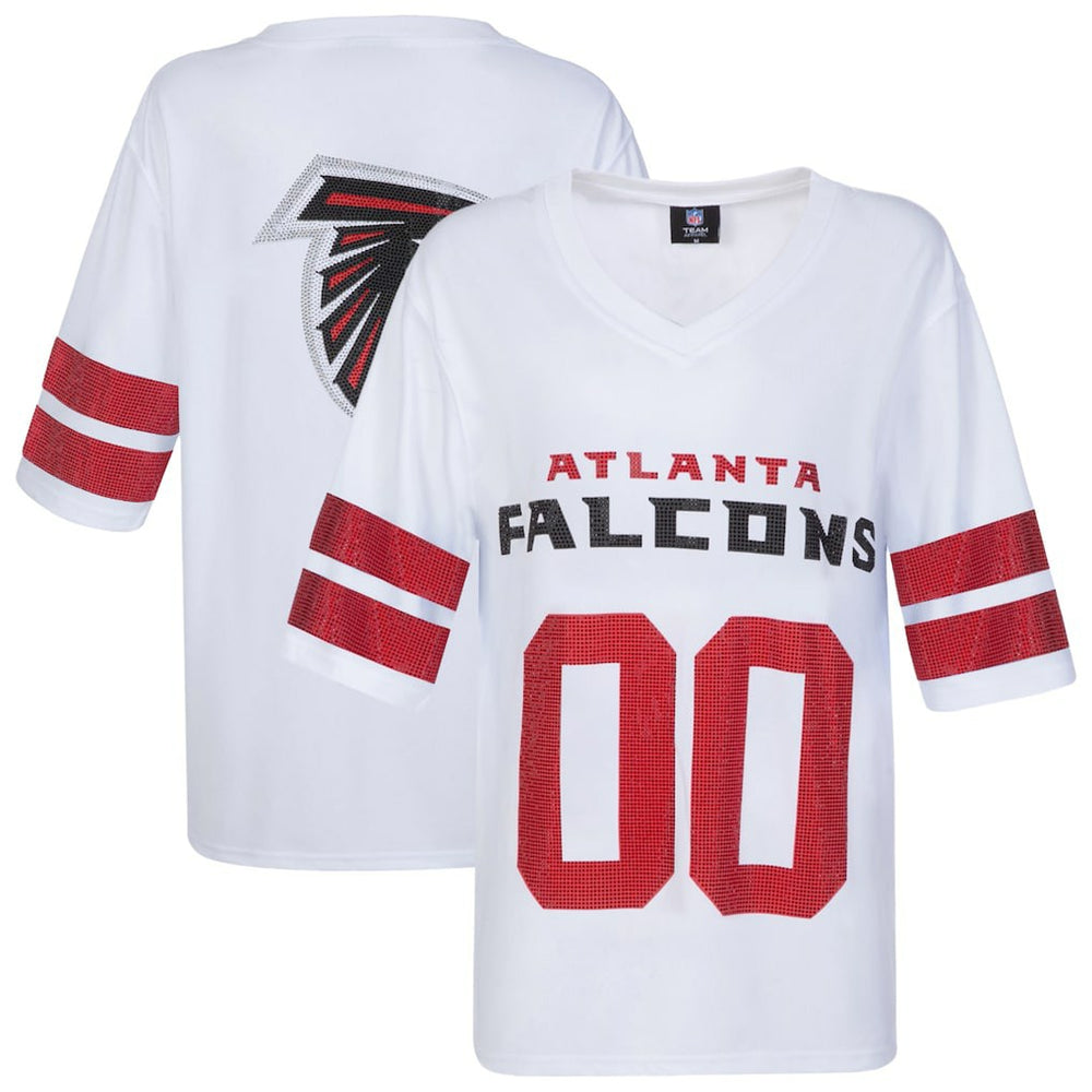 Atlanta Falcons  Cuce Women's Rhinestone V-Neck Tunic