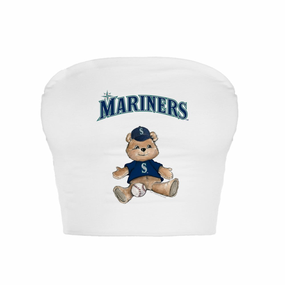 Seattle Mariners Tiny Turnip Women's Teddy Bear Crop Tube Top | MLB Shop