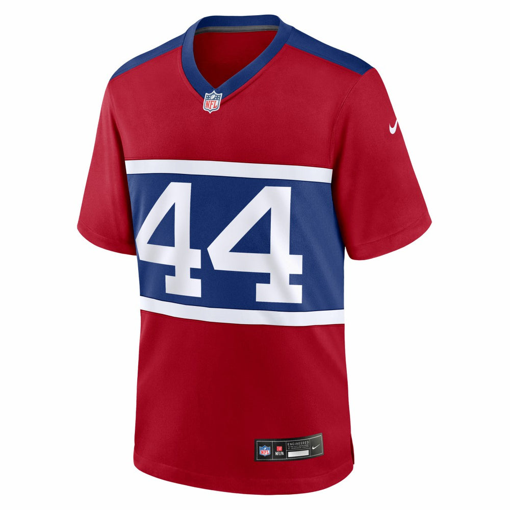 New York Giants Nike Cam Skattebo  Alternate Century Red Game Jersey