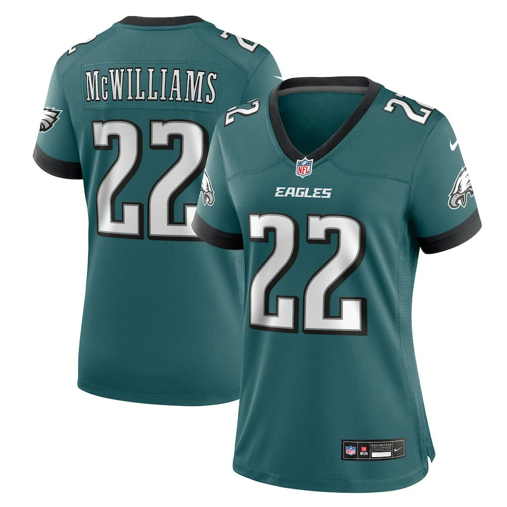 Philadelphia Eagles Nike Mac McWilliams  Women's Team Game Jersey