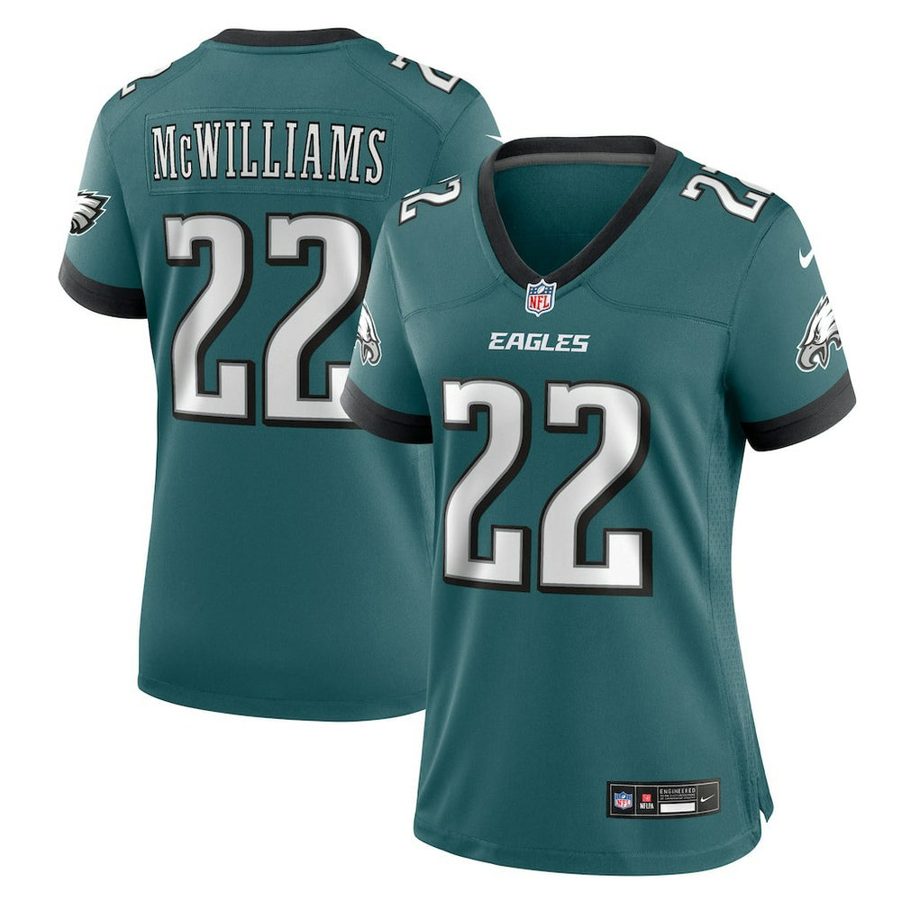 Philadelphia Eagles Nike Mac McWilliams  Women's Team Game Jersey