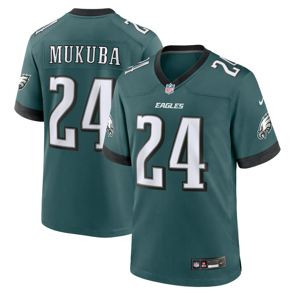 Philadelphia Eagles Nike Andrew Mukuba  Team Game Jersey