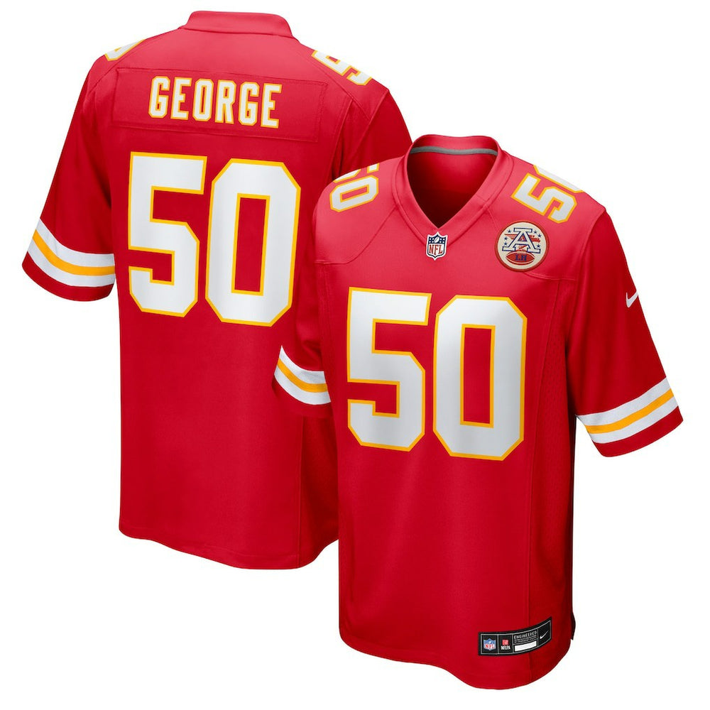 Kansas City Chiefs Nike Brandon George  Team Game Jersey