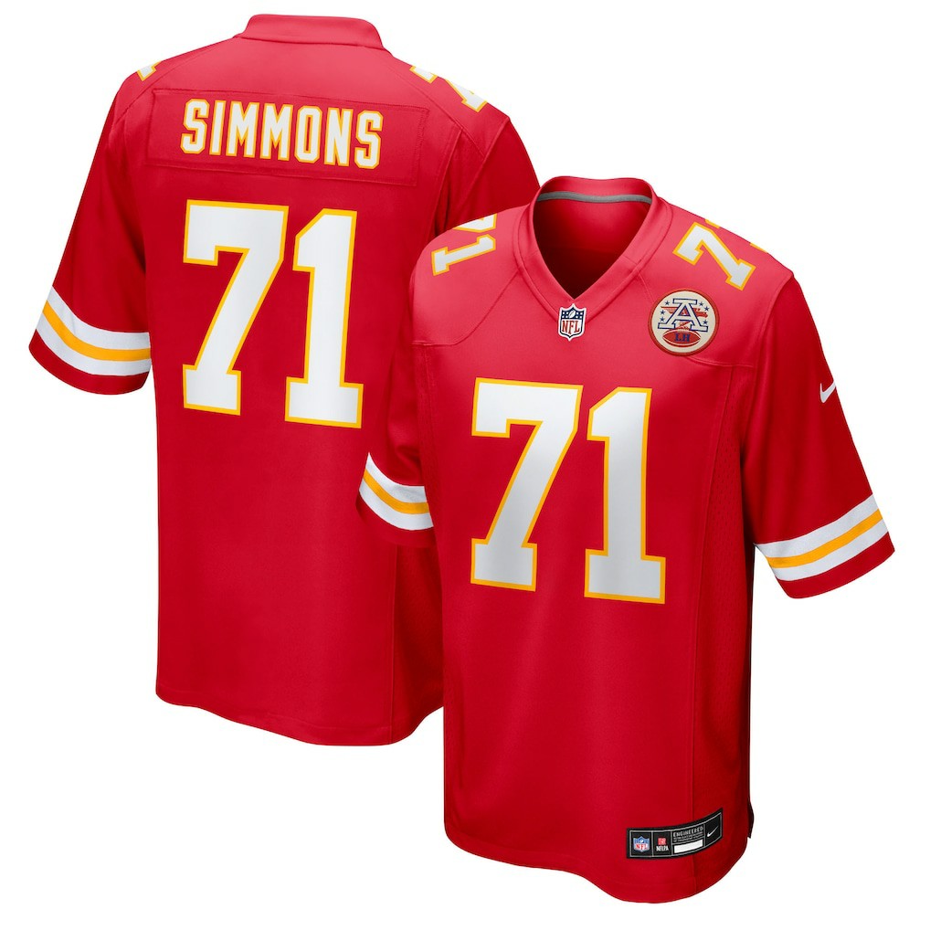 Kansas City Chiefs Nike Josh Simmons  Team Game Jersey