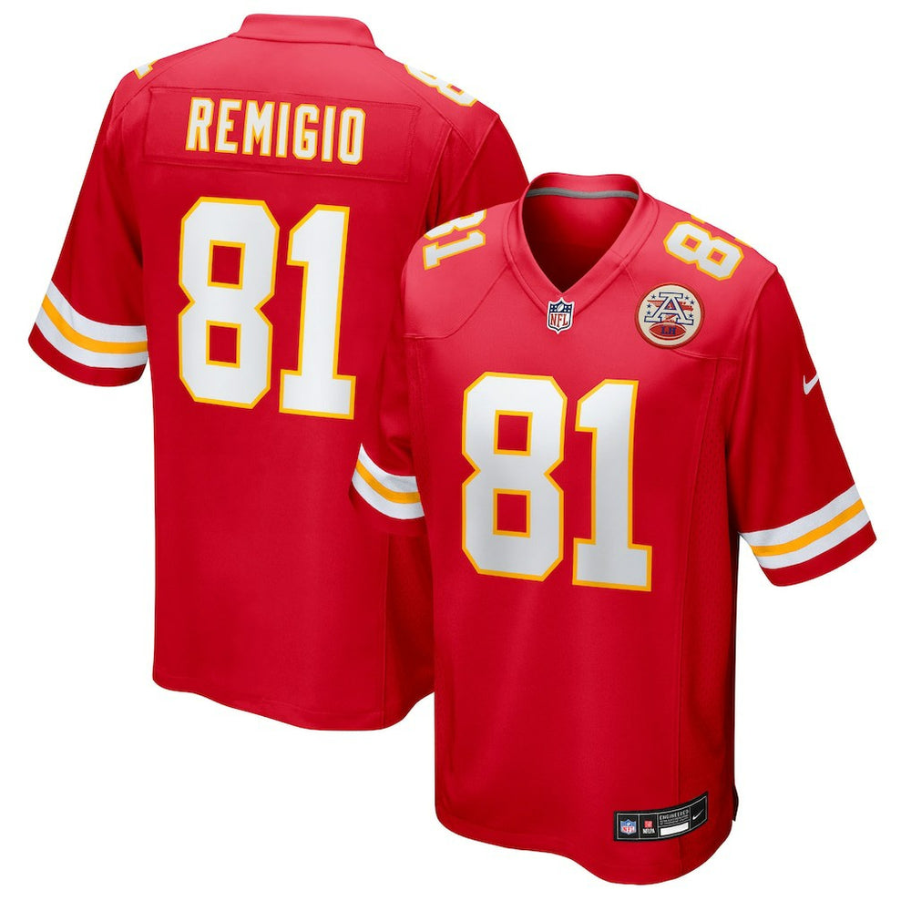 Kansas City Chiefs Nike Nikko Remigio  Team Game Jersey